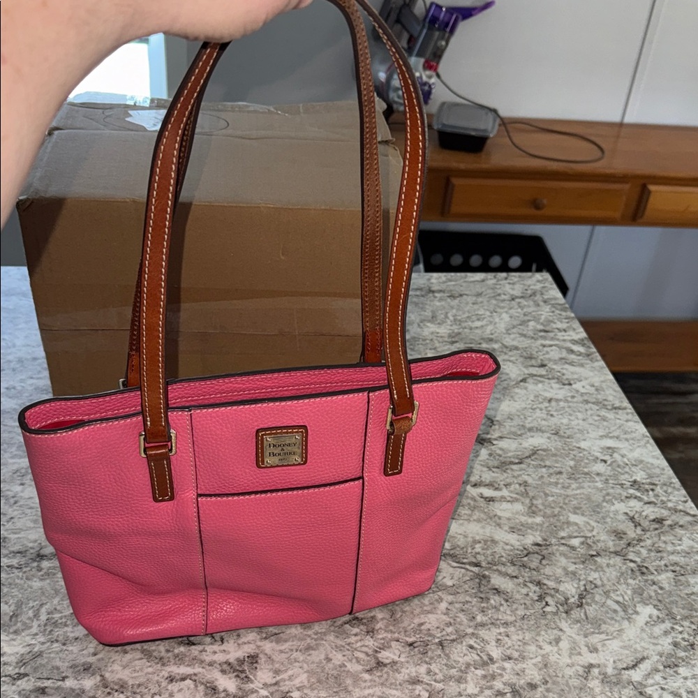 Dooney & Bourke Vibrant Pink Tote - Picture 2 of 10